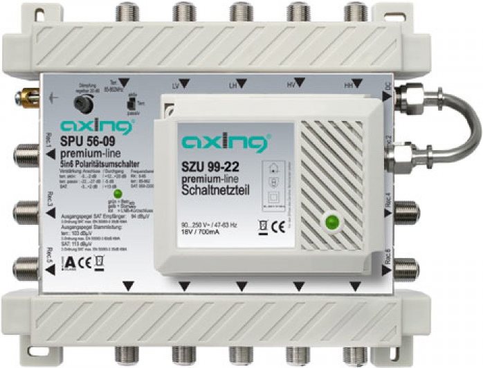 Купить Axing SPU 56-09 5Eingänge Satblock-Verteilung (SPU 56-09) в магазине wardena.ru