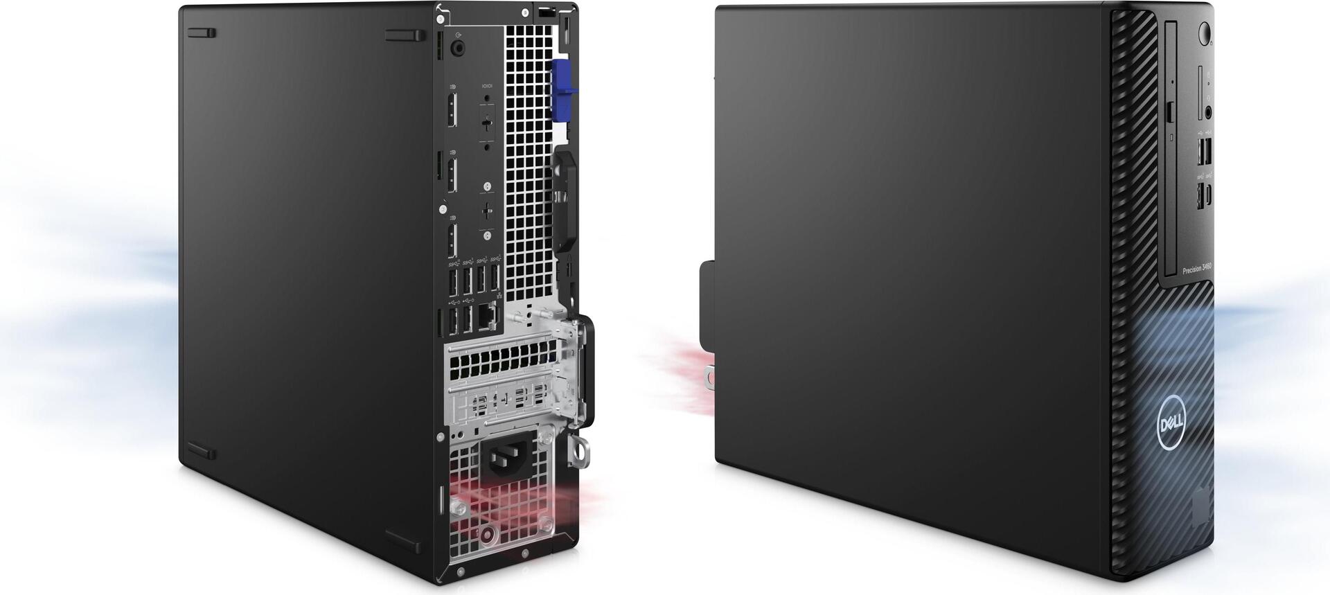 Купить Dell Precision 3460 Small Form Factor - SFF - 1 x Core i7 12700 / 2.1 GHz - vPro - RAM 16 GB - SSD 512 GB - NVMe, Class 40 - DVD-Writer - Quadro T1000 - GigE - Win 10 Pro (mit Win 11 Pro Lizenz) - Monitor: keiner - Schwa (CCJ1T) в магазине wardena.ru