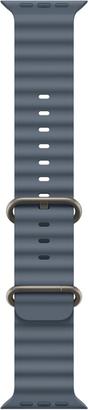 Купить Apple 49mm Anchor Blue Ocean Band - Natural Titanium Finish (MGCC4ZM/A) в магазине wardena.ru