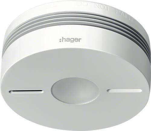 Купить Hager TG550A 10 Jahres Funk Rauchwarnmelder weiß Rauchwarnmelder mit kleiner Baugröße nach DIN EN 14604 mit zusätzlicher Zertifizierung nach den erhöhten Prüfanforderungen der Q-Zertifizierung auf Basis der vfdb Richtlin в магазине wardena.ru