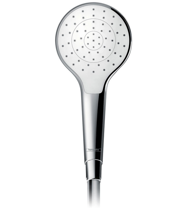 Купить Hansgrohe Croma Select S Душевой набор 1jet со штангой 90 см хром-белый матовый 26574400 в магазине wardena.ru