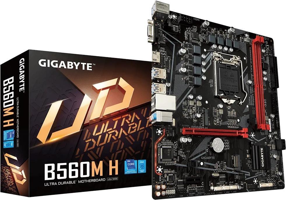 Купить Gigabyte B560M H - Intel - LGA 1200 - Intel® Celeron® - Intel® Core™ i3 - Intel Core i5 - Intel Core i7 - Intel Core i9 - Intel® Pentium® - LGA 1200 (Socket H5) - DDR4-SDRAM - 64 GB (B560M H) в магазине wardena.ru