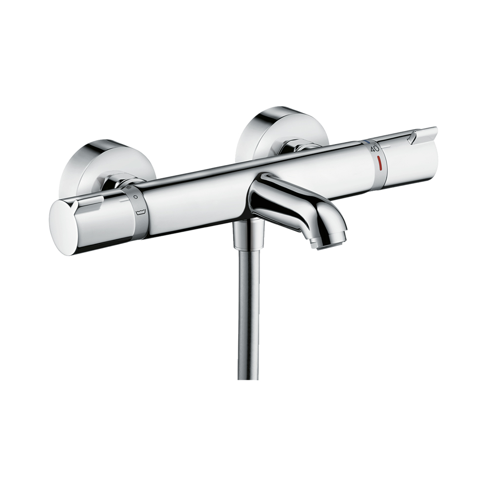 Купить Hansgrohe Ecostat Термостат для ванны Ecostat Comfort ВМ 1/2 хром-черный матовый 13114340 в магазине wardena.ru