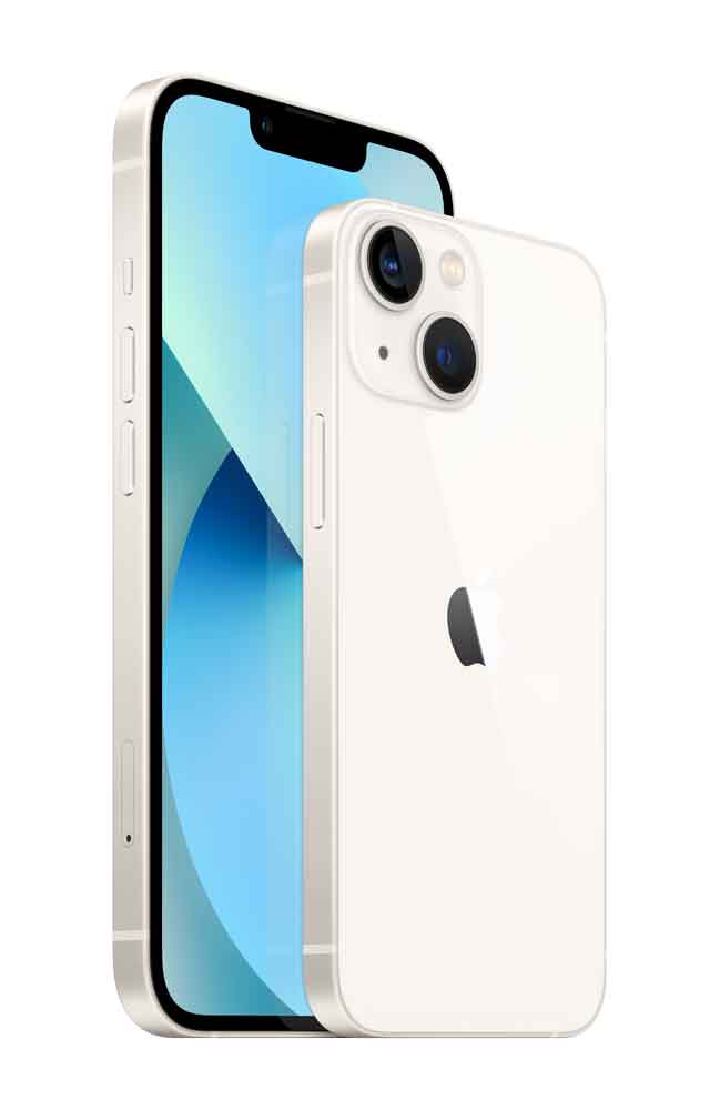 Купить Apple iPhone 13 - Smartphone - Dual-SIM - 5G NR - 128GB - 6.1" - 2532 x 1170 Pixel (460 ppi (Pixel pro" )) - Super Retina XDR Display - 2 x Rückkamera 12 MP Frontkamera - starlight (MLPG3ZD/A) в магазине wardena.ru