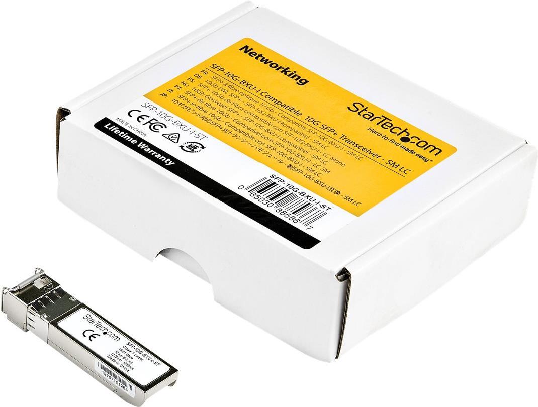 Купить StarTech.com SFP-10G-BXU-I-ST Transceiver Modul (Cisco SFP-10G-BXU-I kompatibles SFP+ Modul, 10 Gbit/s, 10km, Single Mode, Mini-GBIC) - SFP+-Transceiver-Modul (gleichwertig mit: Cisco SFP-10G-BXU-I) - 10 GigE - 10GBase-B в магазине wardena.ru