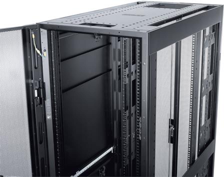 Купить APC NetShelter SX Enclosure with Roof and Sides - Schrank - Schwarz - 48U - 48.3 cm (19") (AR3307) в магазине wardena.ru