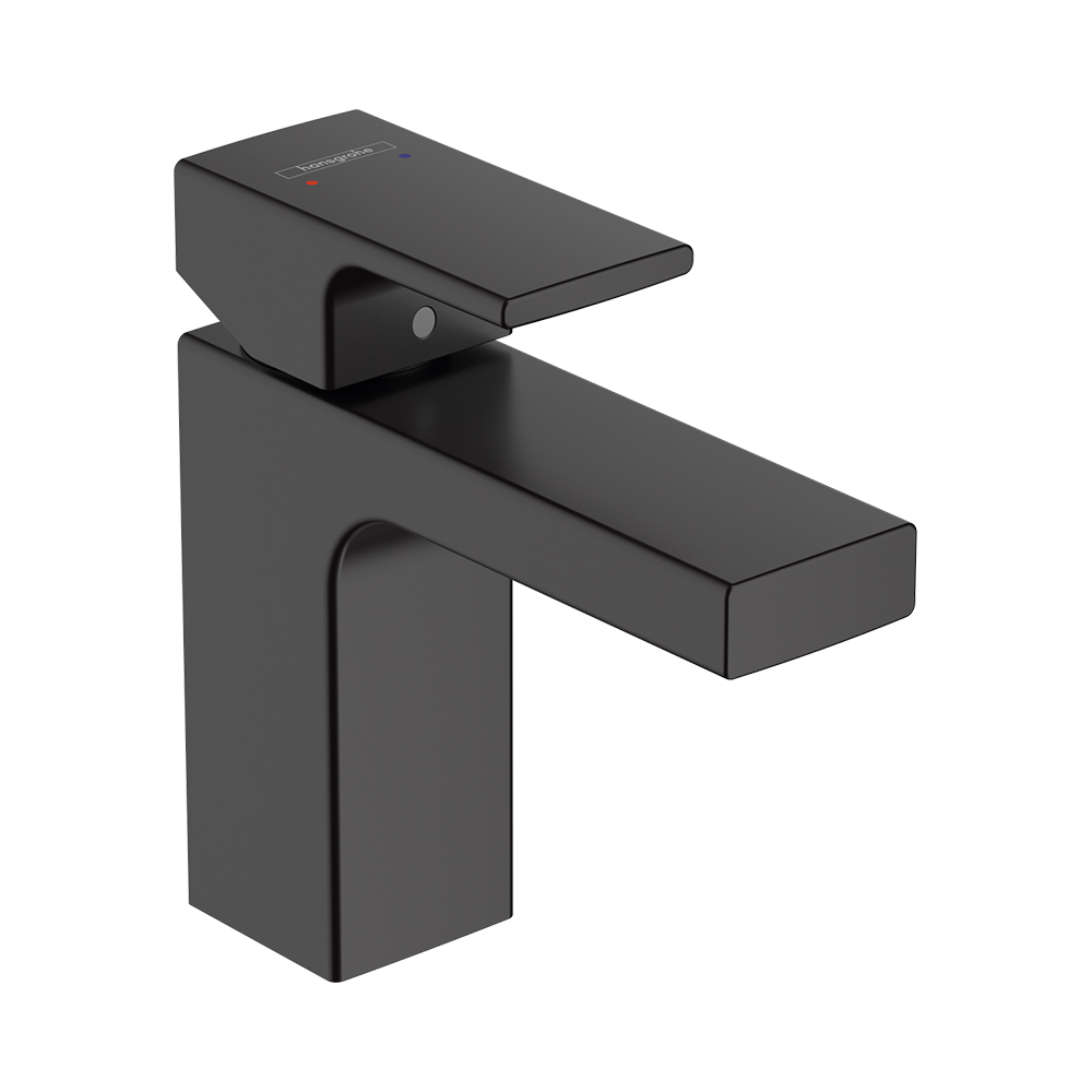 Купить Hansgrohe Vernis Shape Смеситель для раковины однорычажный 100 со сливным гарнитуром хром 71561000 в магазине wardena.ru