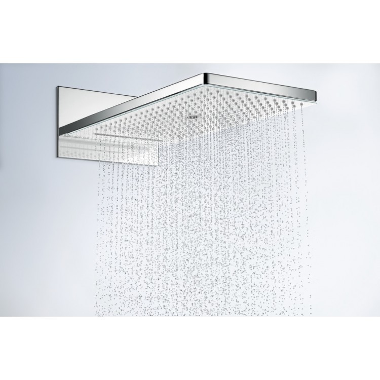 Купить Hansgrohe Rainmaker Select Верхний душ 580 3jet хром-черный матовый 24001600 в магазине wardena.ru