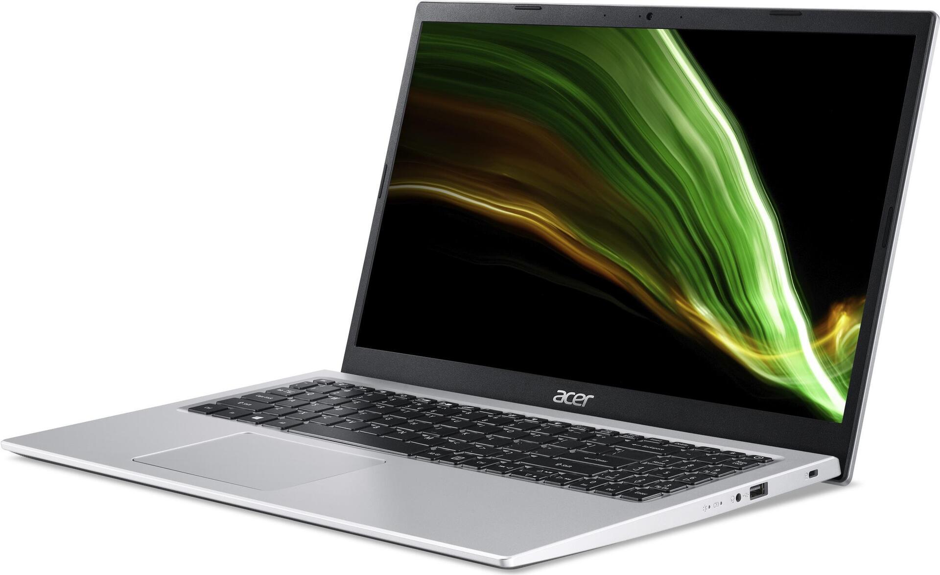 Купить Acer Aspire 3 A315-58 - Intel Core i3 1115G4 / 3 GHz - ESHELL - UHD Graphics - 8GB RAM - 256GB SSD - 39,6 cm (15.6") 1920 x 1080 (Full HD) - Wi-Fi 5 - Reines Silber - kbd: Deutsch (NX.ADDEV.00M) в магазине wardena.ru