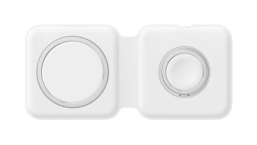 Купить Apple MagSafe Duo Charger - Induktive Ladematte - 2 Ausgabeanschlussstellen (magnetisch) - für iPhone 11, 11 Pro, 11 Pro Max, 12, 12 mini, 12 Pro, 12 Pro Max, 8, 8 Plus, SE (2nd generation), X, XR, XS, XS Max, Watch, Air (MHXF3ZM/A) в магазине wardena.ru