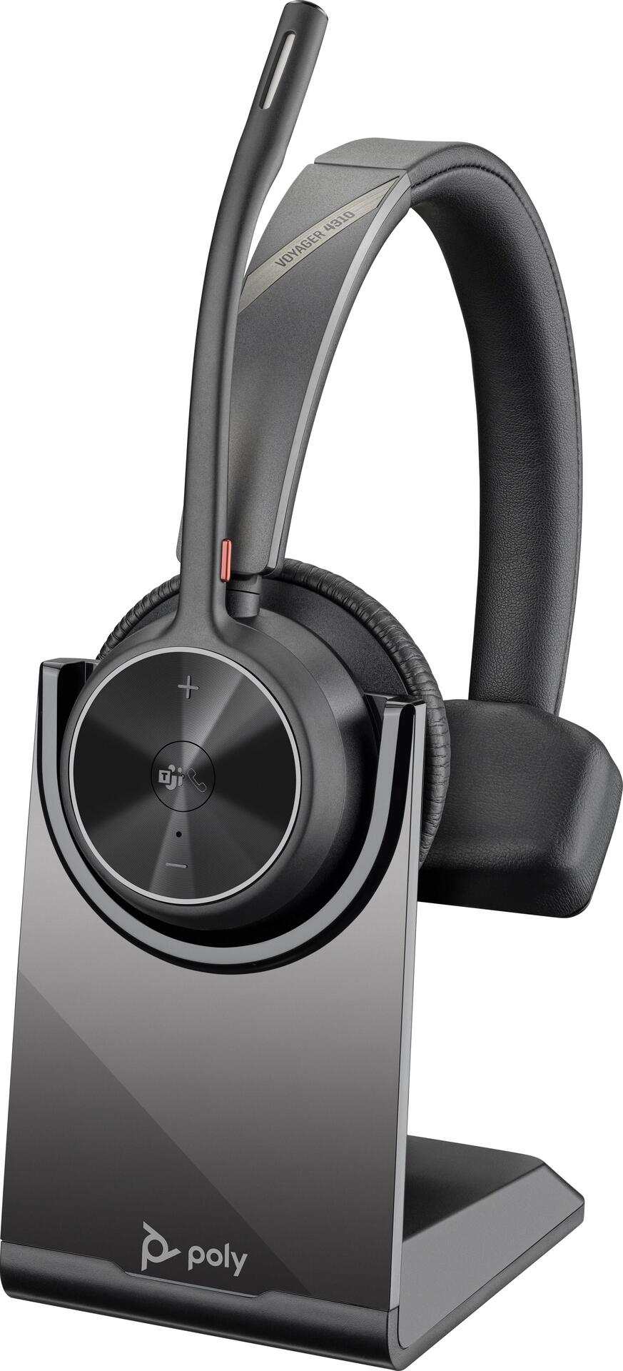 Купить HP POLY Poly Voyager 4310-M - Voyager 4300 UC series - Headset - On-Ear - Bluetooth - kabellos, kabelgebunden - USB-C - Schwarz - Zertifiziert für Microsoft Teams (77Y97AA) в магазине wardena.ru