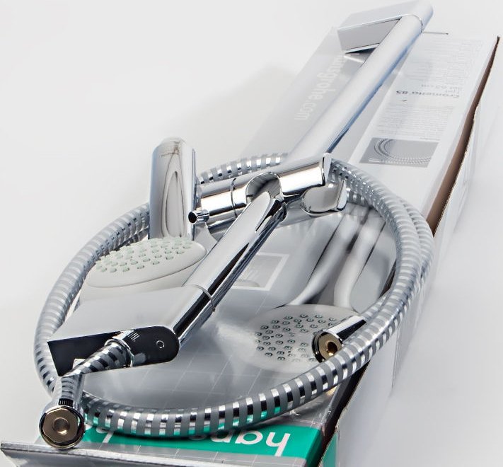 Купить Hansgrohe Crometta 1jet/Unica'С 65 см душевой гарнитур хром 27728000 в магазине wardena.ru