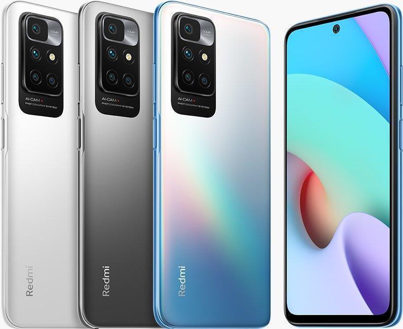 Купить Xiaomi Redmi 10 - 4G Smartphone - Dual-SIM - RAM 4 GB / Interner Speicher 64 GB - microSD slot - 6.5" - 2400 x 1080 Pixel (90 Hz) - 4x x Rückkamera 50 MP, 8 MP, 2 MP, 2 MP - front camera 8 MP - Carbon Grey (MZB09PLEU) в магазине wardena.ru