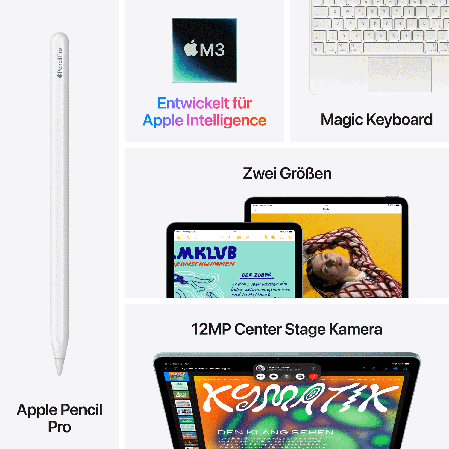 Купить Apple iPad Air 11 M3 Wi-Fi 1TB (blau) (MCAJ4TY/A) в магазине wardena.ru