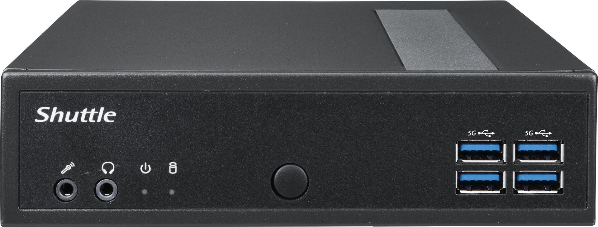 Купить Shuttle XPC Slim PC System DL3000EP - Intel N100 - Win10 IoT - 8GB RAM - 128GB SSD M.2 (NVMe) - 2x LAN (2x 2.5Gbit) - 2xCOM - 1xHDMI - 1xDP - 1x VGA - lüfterlos - 24/7 Dauerbetrieb (DL3000EP) в магазине wardena.ru