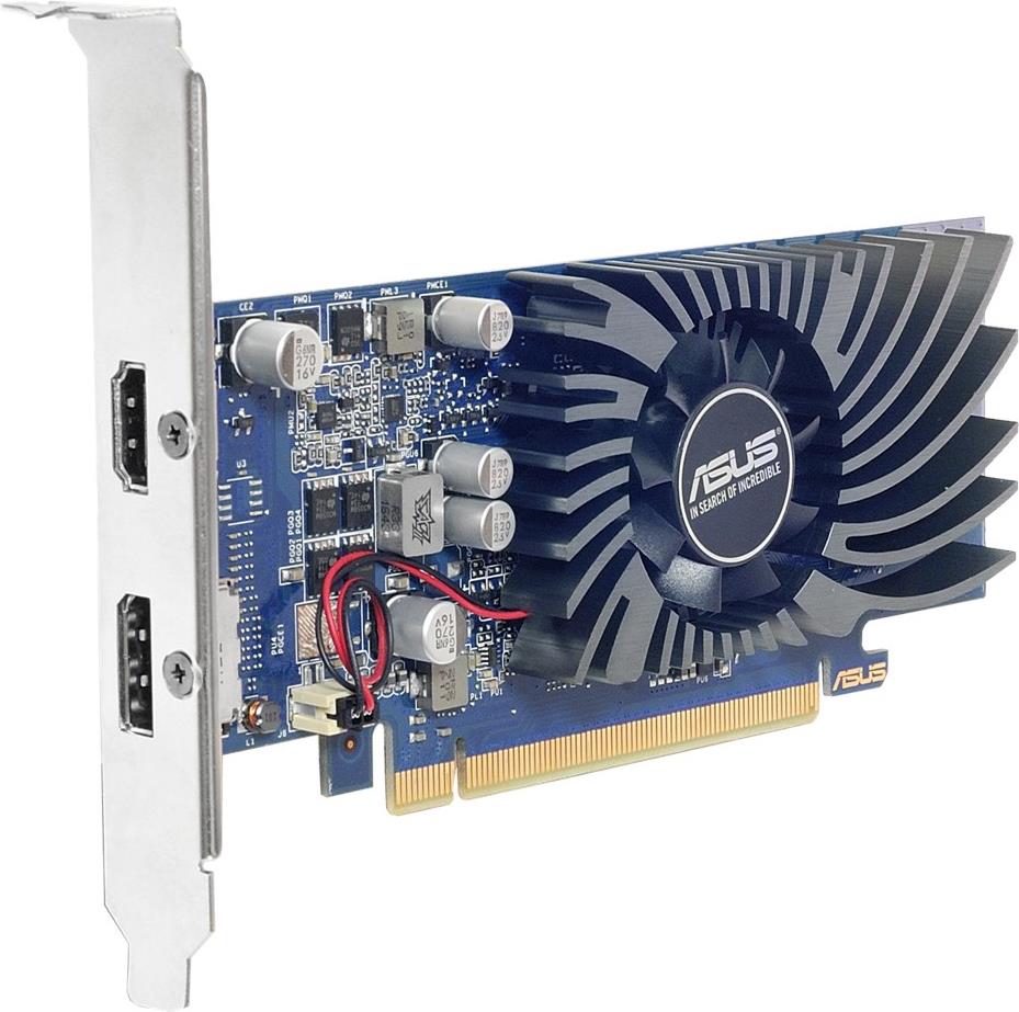 Купить ASUS GT1030-2G-BRK - Grafikkarten - GF GT 1030 - 2GB GDDR5 - PCIe 3.0 low profile - HDMI, DisplayPort (90YV0AT2-M0NA00) в магазине wardena.ru