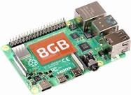 Купить Raspberry Pi 4 Model B - Einplatinenrechner - Broadcom BCM2711 / 1,5 GHz - RAM 8GB - 802,11a/b/g/n/ac, Bluetooth 5,0 (RPI4-8GB) в магазине wardena.ru