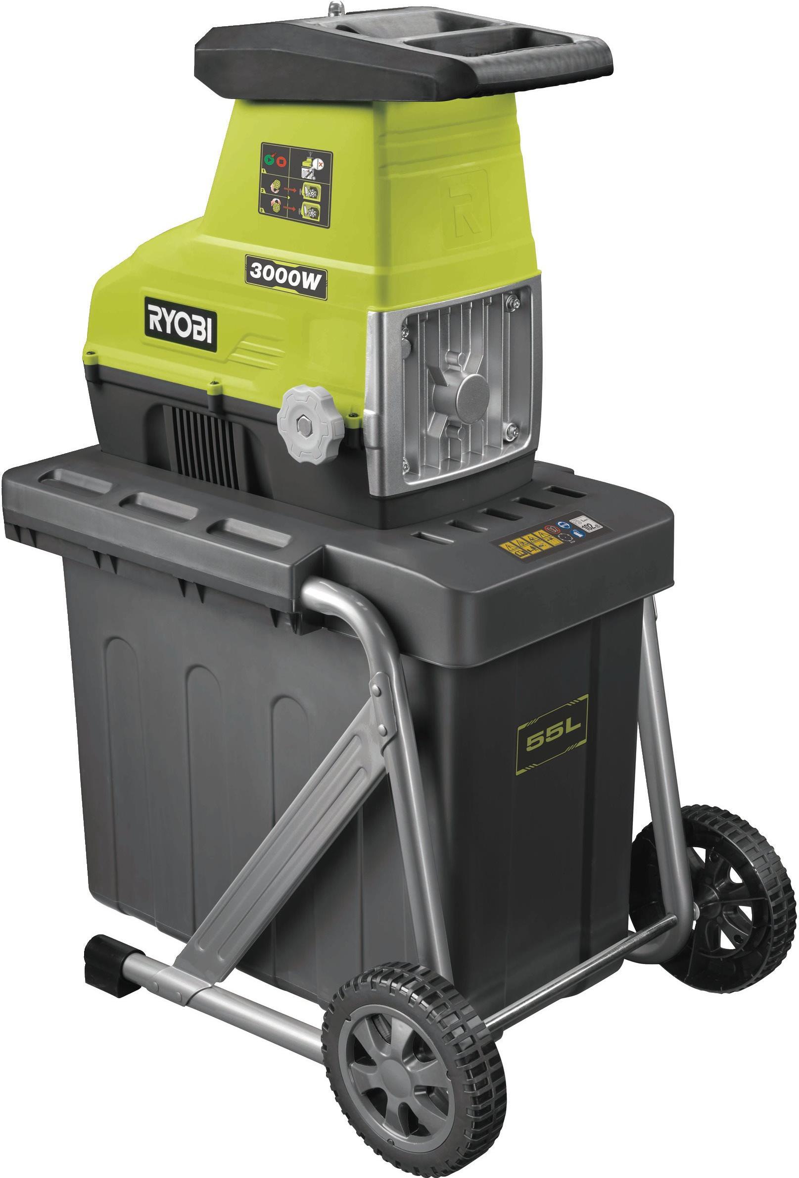 Купить Ryobi RSH3045U Garten-Häcksler 3000 W 55 l Trommel (5133004335) в магазине wardena.ru