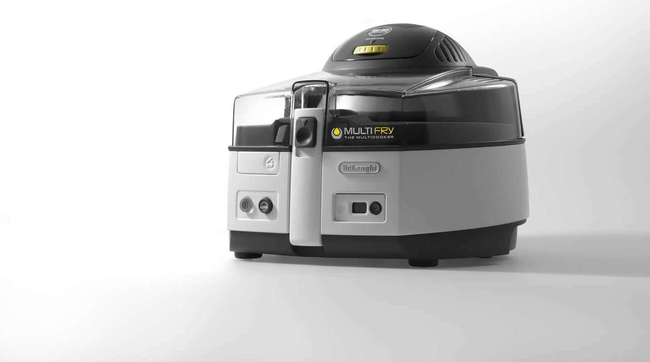 Купить DeLonghi Multifry Classic - Doppel - Grau - Schwarz - Kunststoff (PP) - Knöpfe - 50/60 Hz (0125392007) (FH1163/1) в магазине wardena.ru