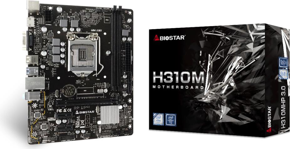 Купить Biostar H310MHP 3.0 - Intel - LGA 1151 (Socket H4) - Intel® Celeron® - Intel® Core™ i3 - Intel® Core™ i5 - Intel® Core™ i7 - Intel® Core™ i9 - Intel® Pentium® - LGA 1151 (Socket H4) - 32 GB - DDR4-SDRAM (H310MHP 3.0) в магазине wardena.ru