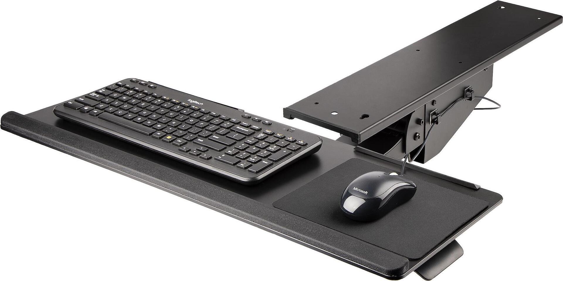 Купить StarTech.com Tastaturablage - Full Motion und höhenverstellbare Tastatur- und Mausablage - 25 x 66 cm - Ergonomische Schreibtischhalterung für Computertastatur mit Mauspad und Handgelenkauflage - neig- und drehbar (KBTRA (KBTRAYADJ2) в магазине wardena.ru