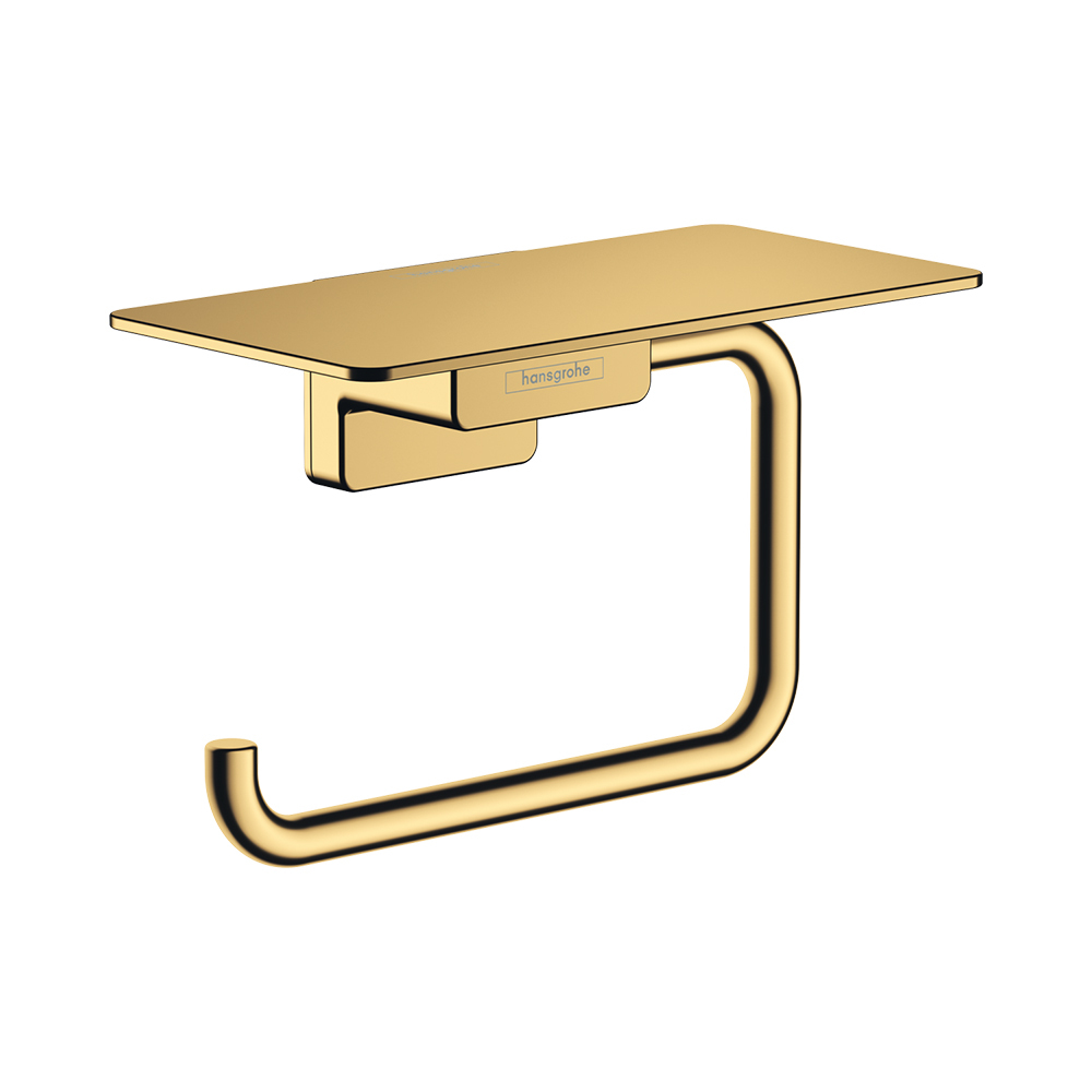 Купить Hansgrohe AddStoris Держатель рулона туалетной бумаги золото 41772990 в магазине wardena.ru