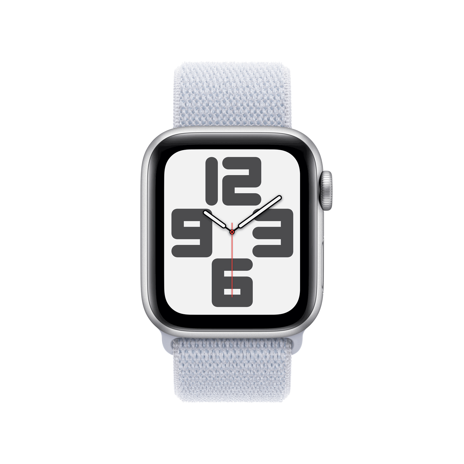 Купить Apple Watch SE GPS + Cellular 40mm Silver Aluminium Case mit Blue Cloud Sport Band (MXGE3QF/A) в магазине wardena.ru
