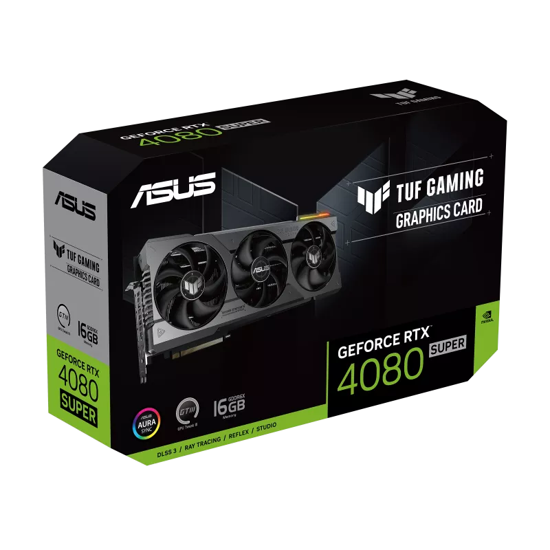 Купить ASUS TUF Gaming TUF-RTX4080S-16G-GAMING NVIDIA GeForce RTX 4080 SUPER 16 GB GDDR6X (90YV0KA1-M0NA00) в магазине wardena.ru