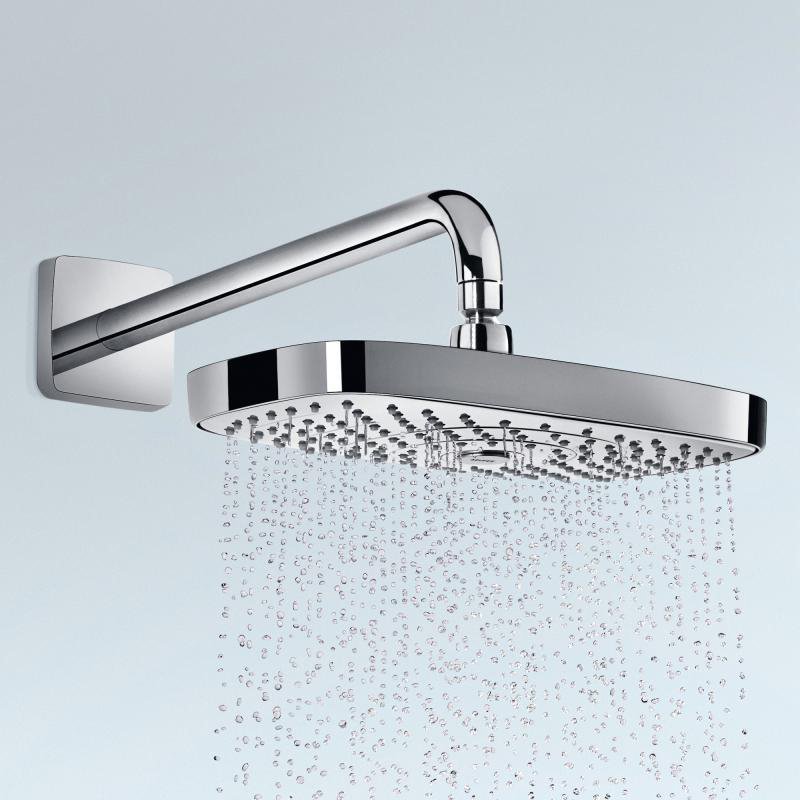 Купить Hansgrohe Raindance Select E Верхний душ 300 2jet с держателем хром 27385000 в магазине wardena.ru