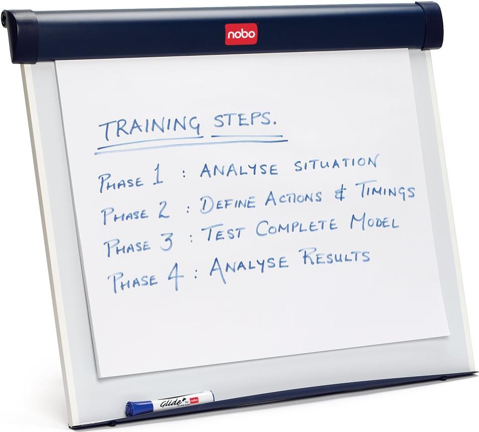 Купить NOBO Tisch-Flipchart Barracuda (B)675 x (H)550 mm magnethaftend, halbformatiges Flipchart, Metall-Blockhalter- (1902267) в магазине wardena.ru