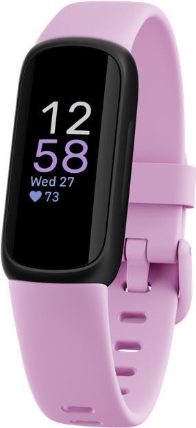 Купить Fitbit Inspire 3 - Schwarz - Aktivitätsmesser mit Band - lilac bliss - Handgelenkgröße: bis zu 221 mm - Bluetooth (FB424BKLV) в магазине wardena.ru