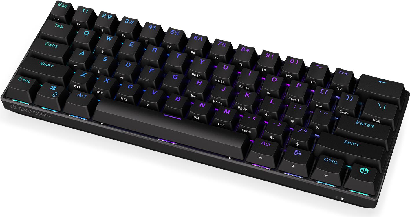 Купить ENDORFY Thock Compact Tastatur Gaming USB + RF Wireless + Bluetooth QWERTY Englisch Schwarz (EY5A067) в магазине wardena.ru