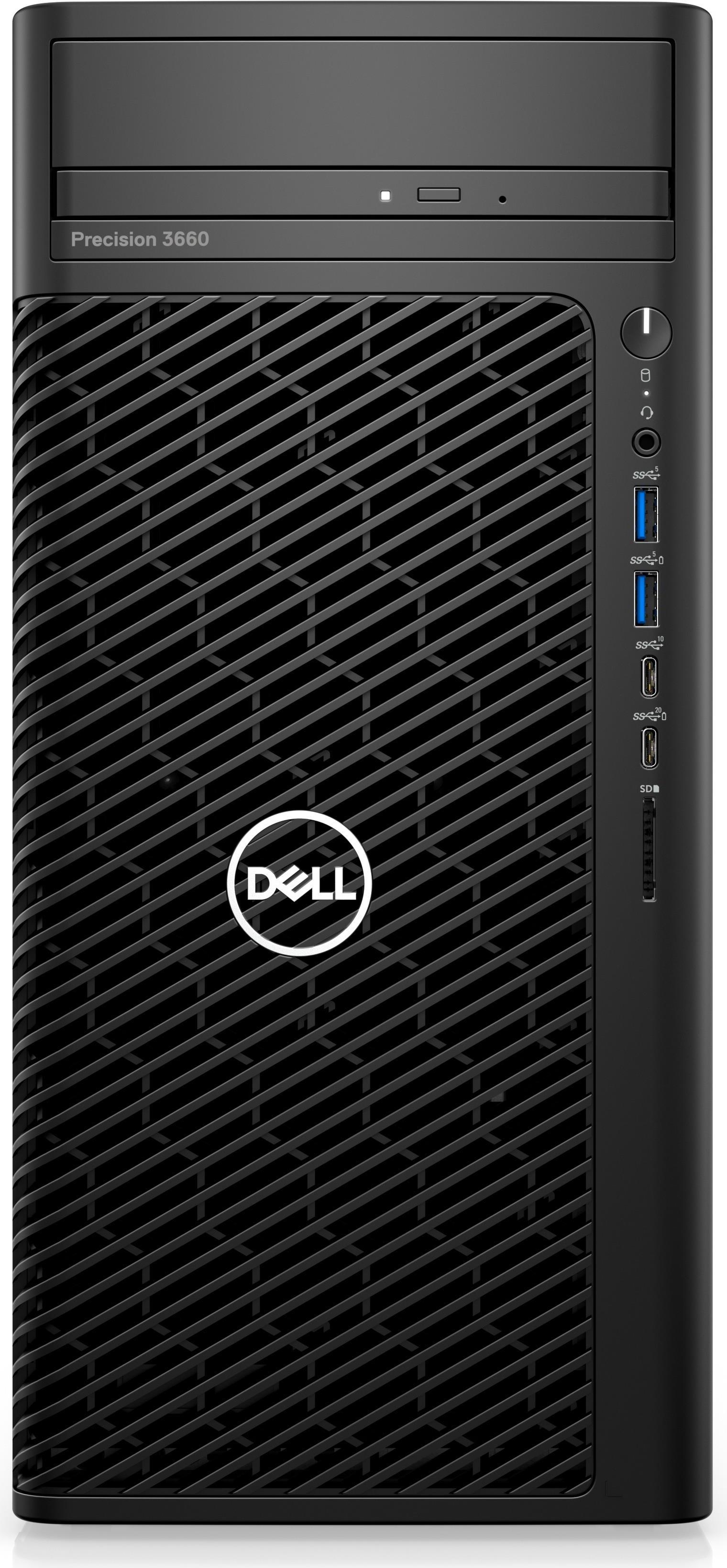Купить Dell 3660 Tower - MT - 1 x Core i7 12700K / 3.6 GHz - vPro - RAM 16 GB - SSD 512 GB - NVMe, Class 40 - DVD-Writer - RTX A2000 - GigE - Win 10 Pro 64-Bit (mit Win 11 Pro Lizenz) - Monitor: keiner - Schwarz - BTS - mit 3 J (PYNPC) в магазине wardena.ru