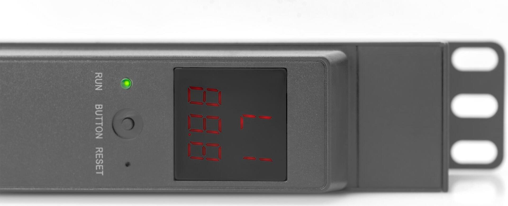 Купить DIGITUS - Stromverteilungseinheit (Rack - einbaufähig) - Wechselstrom 250 V - 4000 Watt - 1-phasig - Eingabe, Eingang DIN 49441 - Ausgangsanschlüsse: 20 (18 x IEC 60320 C13, 2 x IEC 60320 C19) - 48.3 cm (19") - 3 m Schnu (DN-95622) в магазине wardena.ru