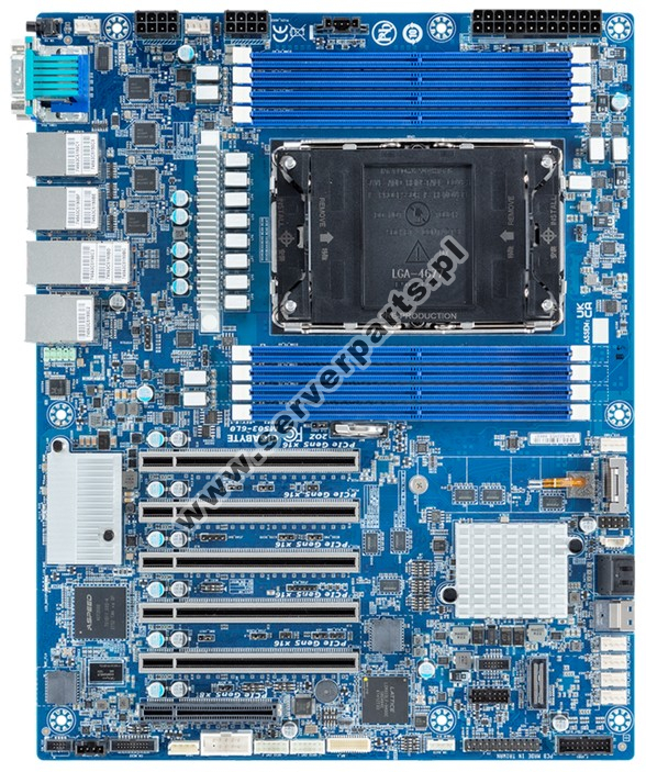 Купить Motherboard Gigabyte MS03-6L0 C741 LGA4677 4th Gen Intel Xeon Scalable LGA4677 SATA/SAS M.2 DDR5 в магазине wardena.ru