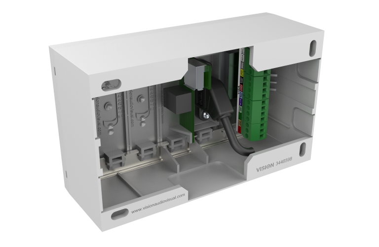 Купить VISION TechConnect 3 Wall-Mount Faceplate Package - Modulares Faceplate-Kit mit Snap-ins und Kabeln - HD-15, Mini-Phone Stereo 3,5 mm, HDMI, USB-Typ B - Mattes Weiß - Abdeckung mit zwei Aussparungen (TC3-PK+PK10MCABLES) в магазине wardena.ru