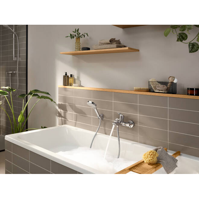 Купить Hansgrohe Rebris E Смеситель для ванны однорычажный хром 72450000 в магазине wardena.ru