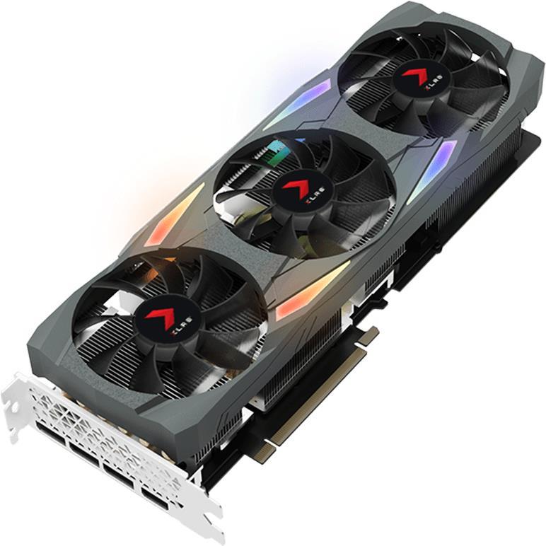Купить PNY XLR8 GeForce RTX 3080 Gaming UPRISING EPIC-X RGB Triple Fan LHR - Grafikkarten - GF RTX 3080 - 10 GB GDDR6X - PCIe 4.0 x16 - HDMI, 3 x DisplayPort (VCG308010LTFXMPB) в магазине wardena.ru