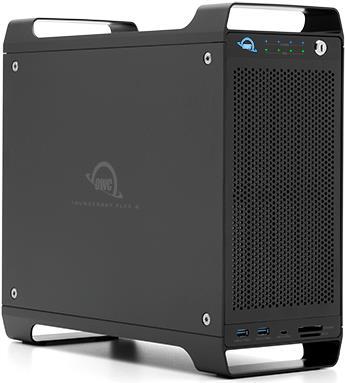 Купить OWC ThunderBay Flex, 0TB flexible 8-bay Storage/Dock/PCIe Enclosure with 2x TB3 Ports Featuring SoftRAID XT. TB 3 cable (OWCTB3F80C000) в магазине wardena.ru