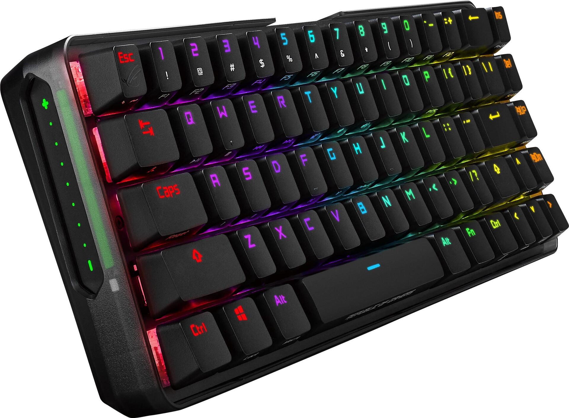 Купить ASUS ROG Falchion - Tastatur - Hintergrundbeleuchtung - kabellos - USB, 2.4 GHz - AZERTY - Französisch - Tastenschalter: CHERRY MX RGB Red (90MP01Y0-BKFA01) в магазине wardena.ru
