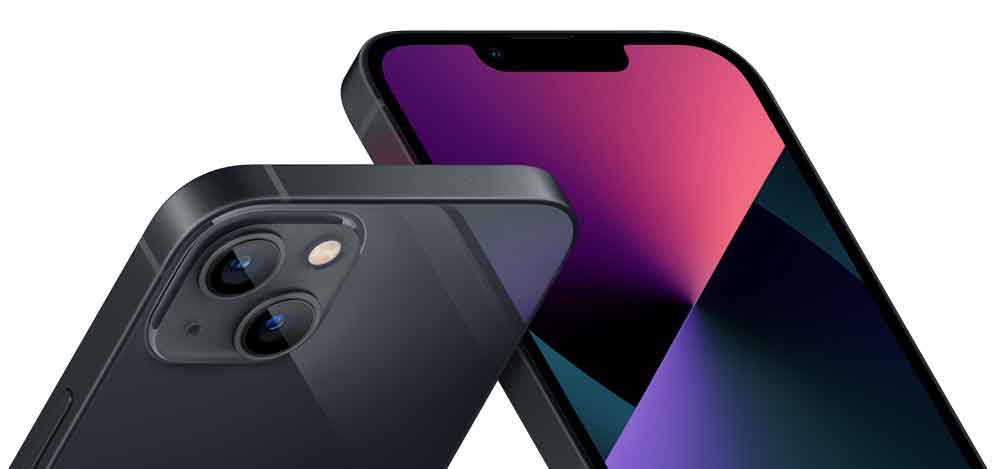 Купить Apple iPhone 13 - Smartphone - Dual-SIM - 5G NR - 256GB - 6.1" - 2532 x 1170 Pixel (460 ppi (Pixel pro" )) - Super Retina XDR Display - 2 x Rückkamera 12 MP Frontkamera - Midnight (MLQ63ZD/A) в магазине wardena.ru