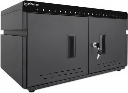 Купить MANHATTAN 20-Port Ladeschrank 360 W 20 USB-C PD-Ports, geräumige Fächer für Handys und Tablets, 360 W gesamt, bis zu 3 A/18 W pro Port, abschließbare Doppeltür, Überspannungsschutz, leiser Lüfter, Metallgehäuse, schwarz (715959) в магазине wardena.ru
