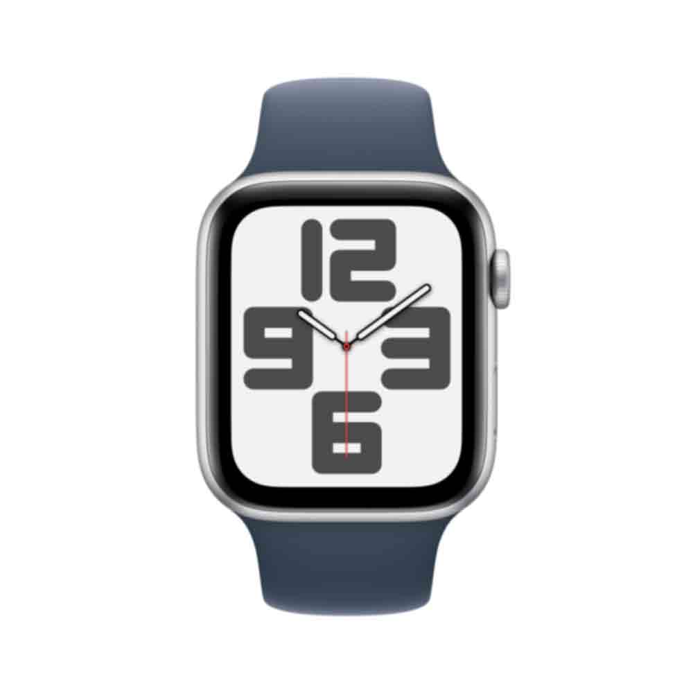 Купить Apple Watch SE (GPS + Cellular) - 44 mm - Aluminium, Silber - intelligente Uhr mit Sportband - Flouroelastomer - Storm Blue - Bandgröße: M/L - 32GB - Wi-Fi, LTE, Bluetooth - 4G - 33 g (MRHJ3QF/A) в магазине wardena.ru
