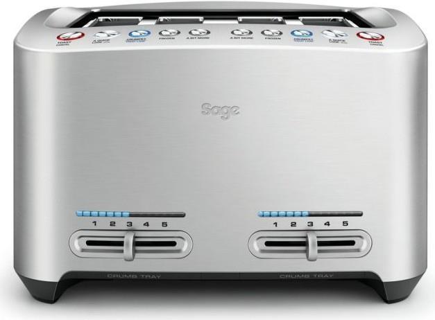 Купить Sage the Smart Toast 4 4Scheibe(n) Silber Toaster (STA845BAL2EEU1) в магазине wardena.ru