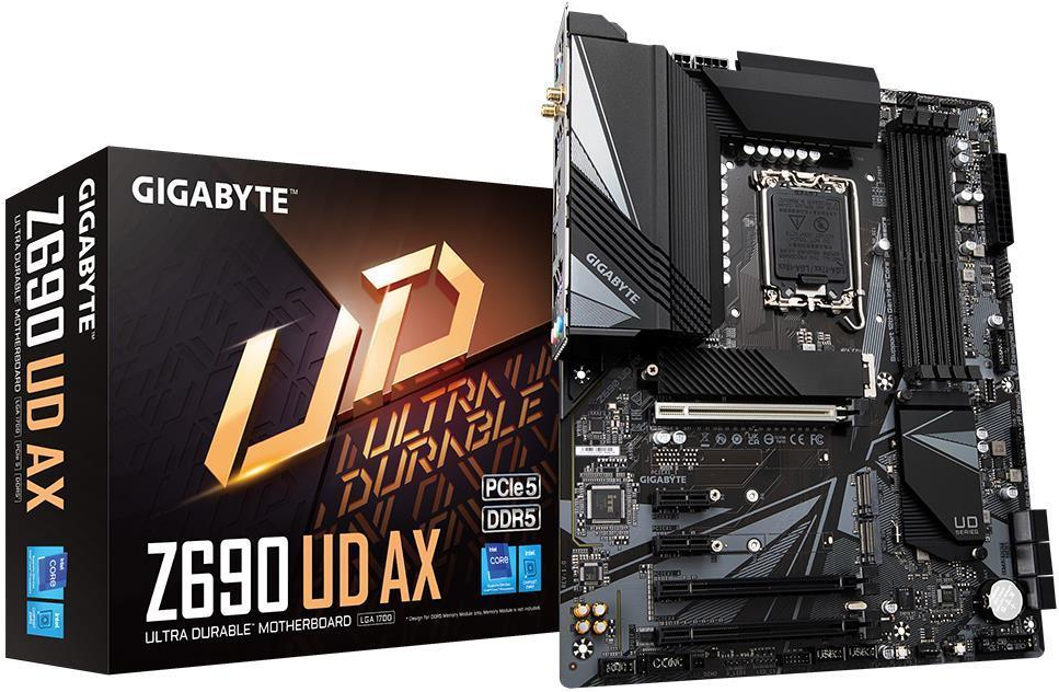 Купить Gigabyte Z690 UD AX Motherboard Intel Z690 Express LGA 1700 ATX (Z690 UD AX) в магазине wardena.ru