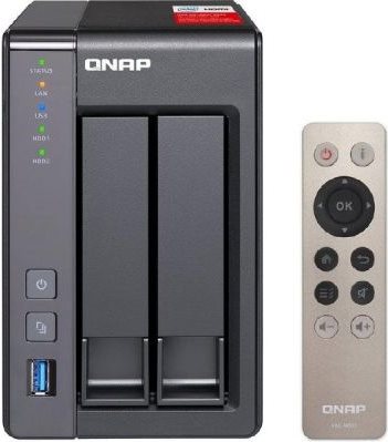 Купить QNAP TS-251+ - NAS-Server - SATA 6Gb/s - RAID 0, 1, JBOD - Gigabit Ethernet - iSCSI (TS-251+-2G) в магазине wardena.ru
