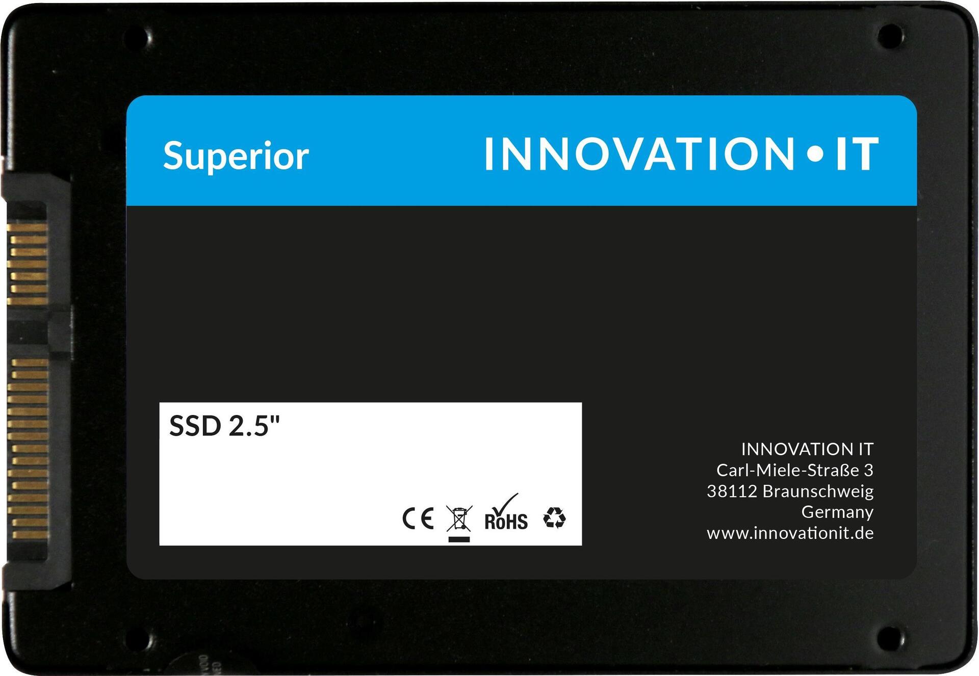 Купить Innovation IT SSD 2.5" 2TB InnovationIT Black retail 2.5" 2000 GB Serial ATA III 3D TLC (00-2048999) в магазине wardena.ru
