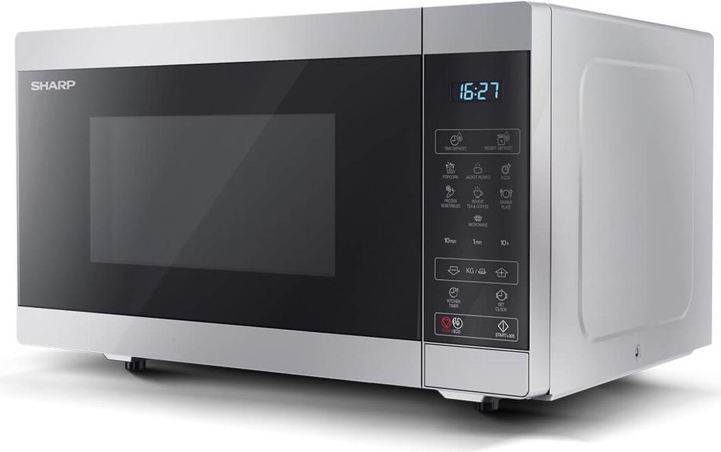 Купить Sharp YC-MS51E-S Mikrowelle Arbeitsplatte Solo-Mikrowelle 25 l 900 W Schwarz - Stahl (YC-MS51ES) в магазине wardena.ru