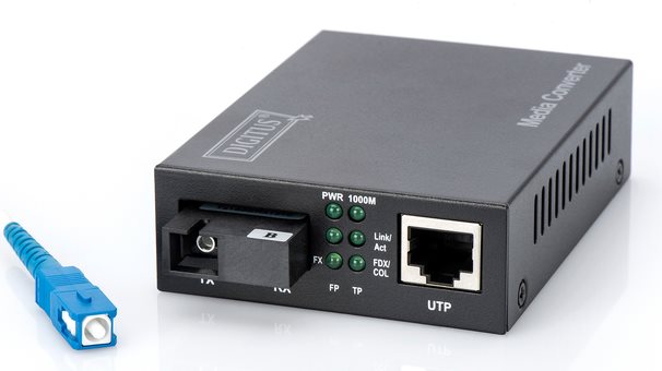 Купить Digitus Professional DN-82123 - Medienkonverter - Ethernet, Fast Ethernet, Gigabit Ethernet - 10Base-T, 1000Base-LX, 100Base-TX, 1000Base-T - RJ-45 / SC-Einzelmodus - bis zu 20 km - 1310 (TX) / 1550 (RX) nm (DN-82123) в магазине wardena.ru