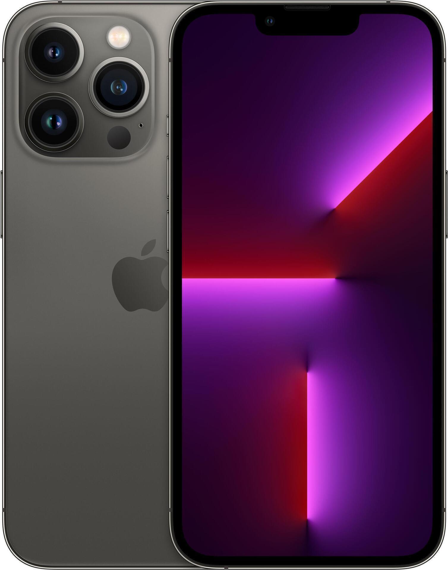 Купить Apple iPhone 13 Pro - 5G Smartphone - Dual-SIM / Interner Speicher 256 GB - OLED-Display - 6.1" - 2532 x 1170 Pixel (120 Hz) - Triple-Kamera 12 MP, 12 MP, 12 MP - front camera 12 MP - Graphite (MLVE3ZD/A) в магазине wardena.ru